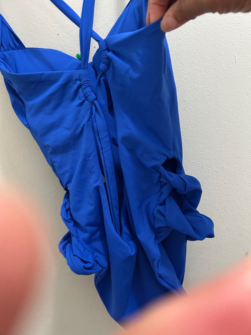 BECCA cobalt blue one-piece swimsuit with side cutouts - Picture 3 of 5